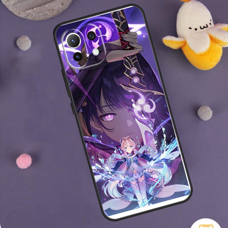 Raiden Shogun Genshin Impact Case For Xiaomi 17 Pro Max 14 15 Ultra 13T 14T 15T POCO F8 Ultra F5 F6 F7 X5 X6 X7 Pro Cover