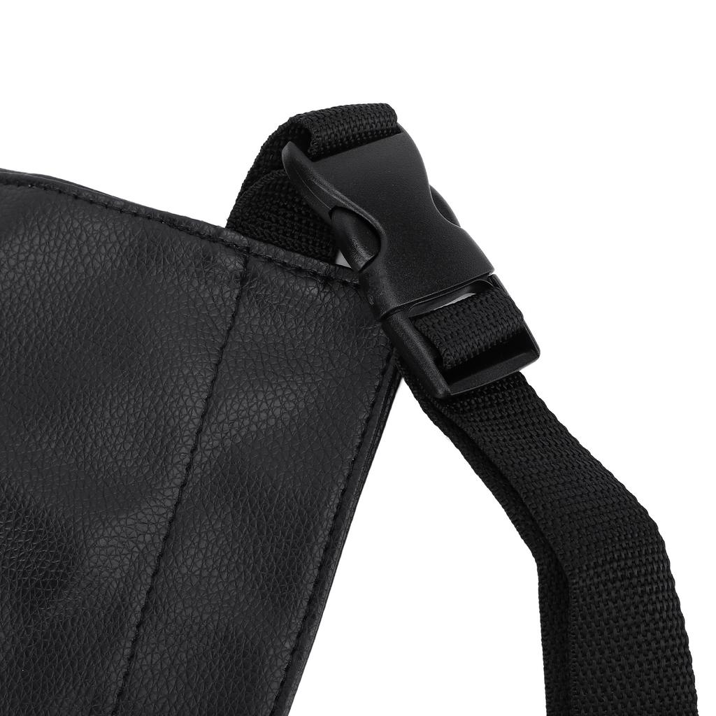 Makeup Brush Belt Professional Small Portable Foldable Cosmetic Pouch Tool Storage Bag PU Leather with Artist Strap