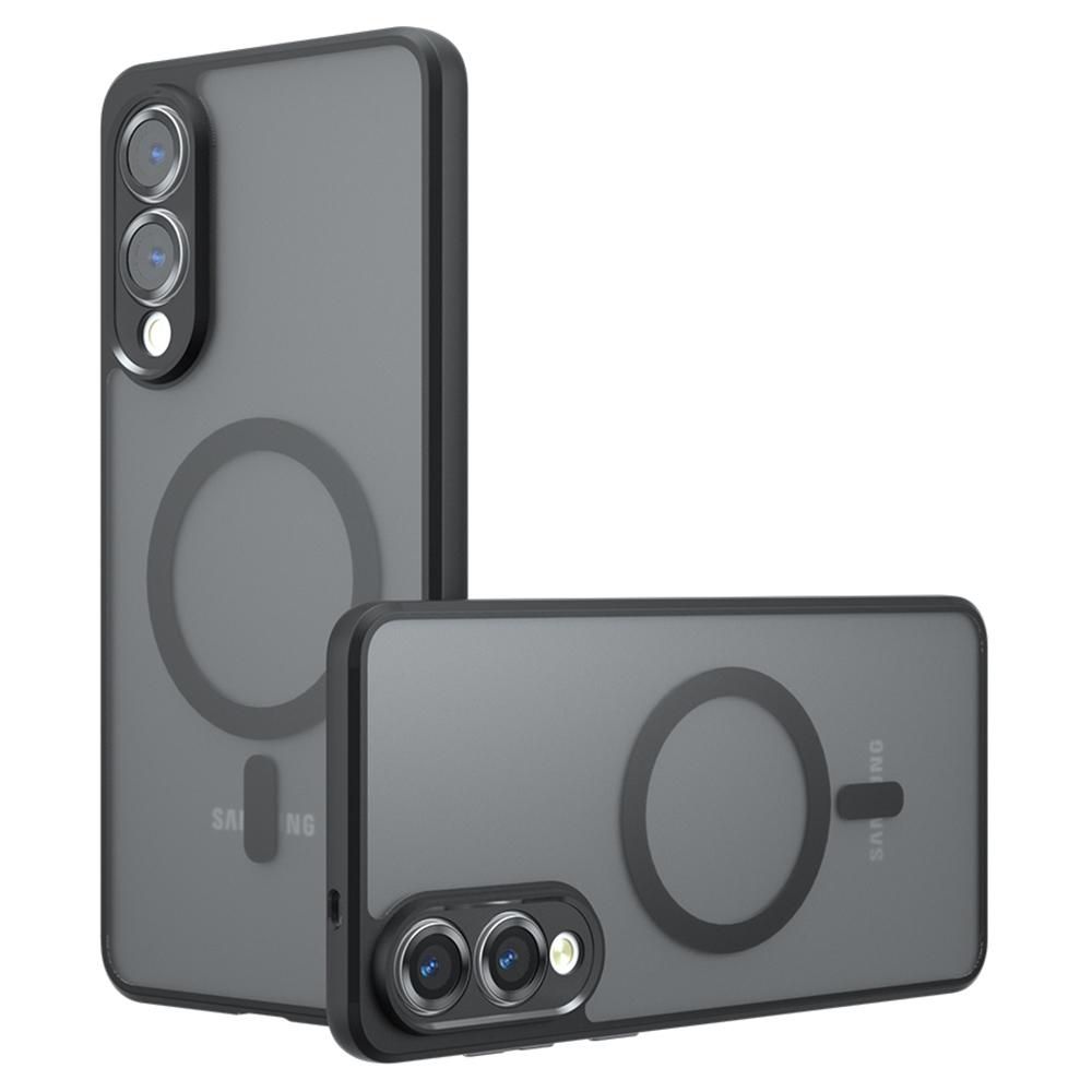 

For Samsung Galaxy S25 Edge Case Compatible with MagSafe TPU+PC Matte Skin Touch Phone Cover Type A