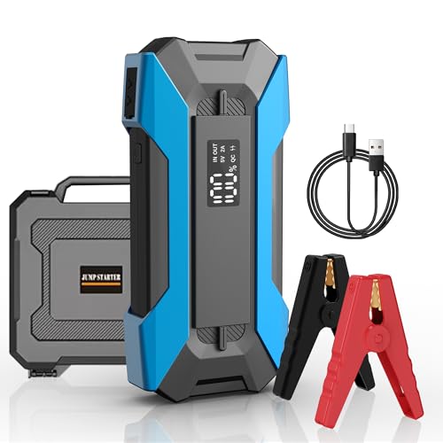 

Пусковий пристрій, 12 В, Стартер двигуна автомобіля, 15000 мАг, Піковий струм 1000 А, Мотоцикл [Сумісний з автомобілями з бензиновим двигуном до 6 л / Дизельн