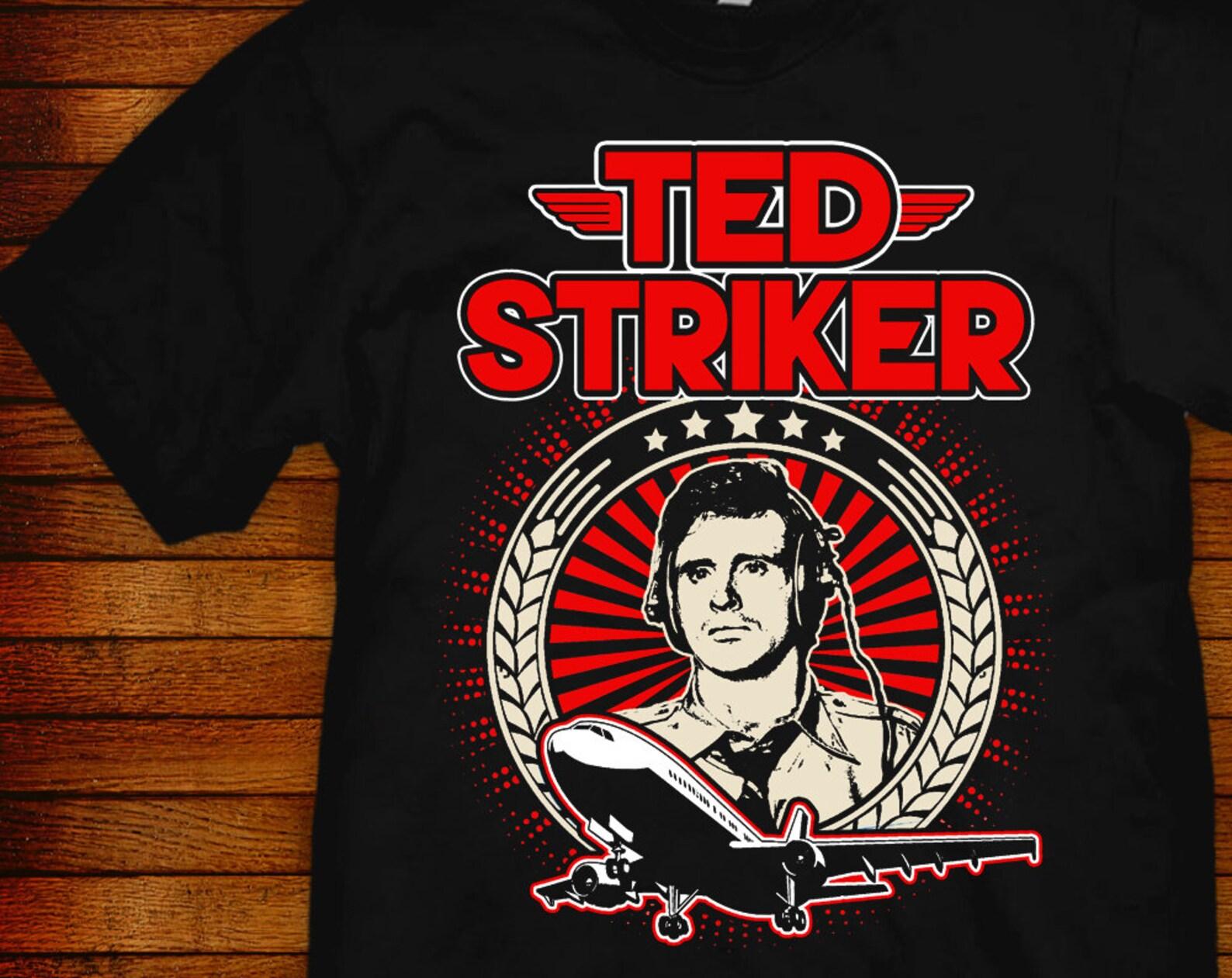 Airplane! Movie T shirt: Ted Striker Graphic Tee XL