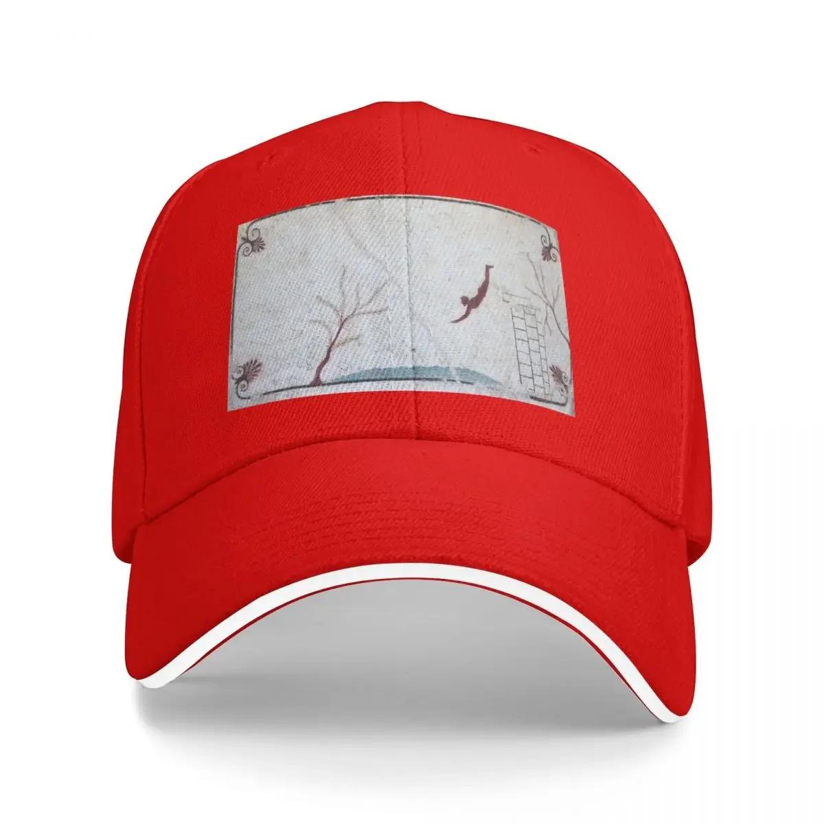 Tomb of the Diver, Paestum Baseball Cap Rave Golf Cap luxury woman cap Luxury Woman Men s