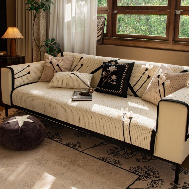 

Французская средневековая подушка для дивана универсальная для всех сезонов новая атмосфера подушка для сиденья дивана противоскользящий чехол для дивана полотенце 70*70cm