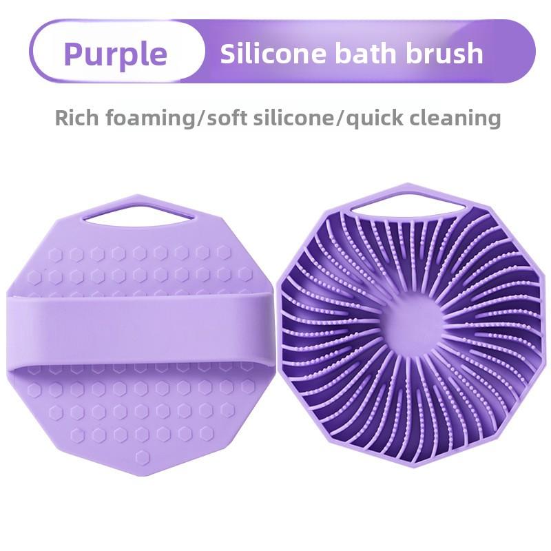 Silicone Bath Sponge Scrubber for Scrubbing Dirt and Dust, Soft Bristle Bath Brush for Scrubbing The Back, Bathing Gloves