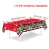 Christmas Snowflake Plastic Tablecloth Merry Christmas Decorations for Home 2025 Navidad Natal Xmas Table Ornament New Year 2026