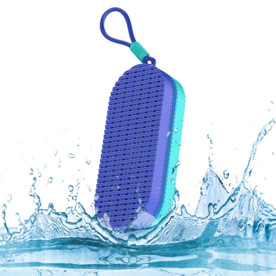 Swim Goggles Case Silicone Protective Case with Drain Hole for Swimming Goggles Zipper Eyeglasses Storage Bag