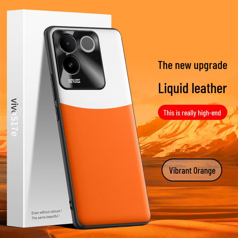 

Чехол-накладка из жидкой кожи для vivo S17e, защитный от падения, цельный vivo S17e