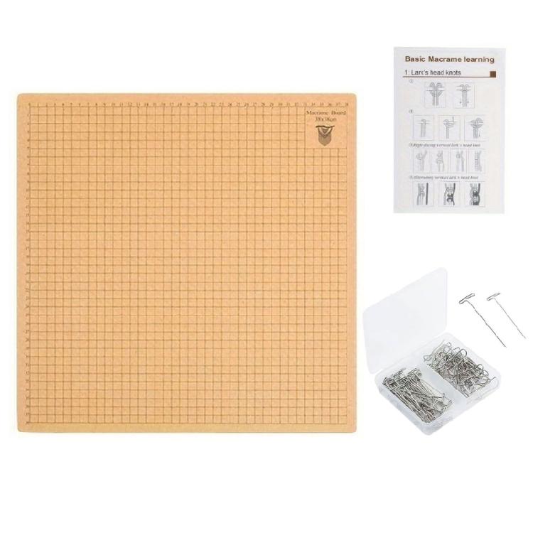 Portable Weaving Board Set Craft Mat with Instructions Reusable Braiding Board