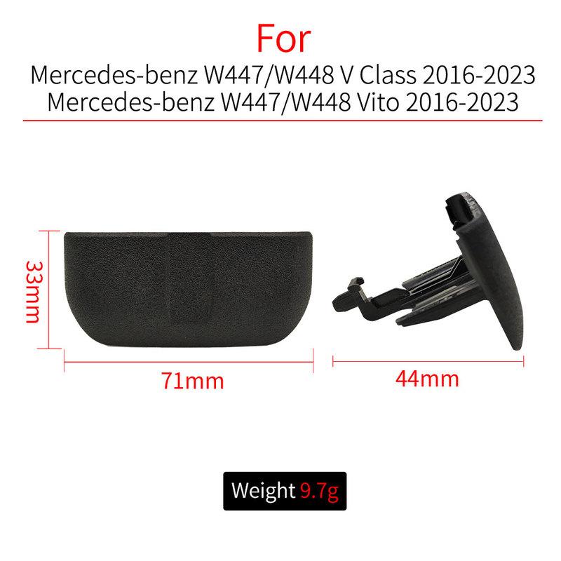 For Mercedes W447 W448 Car Seat Slide Blockage Cover Rear Seat Rail Cover Accessory For Benz Vito V Class V260 4476840322