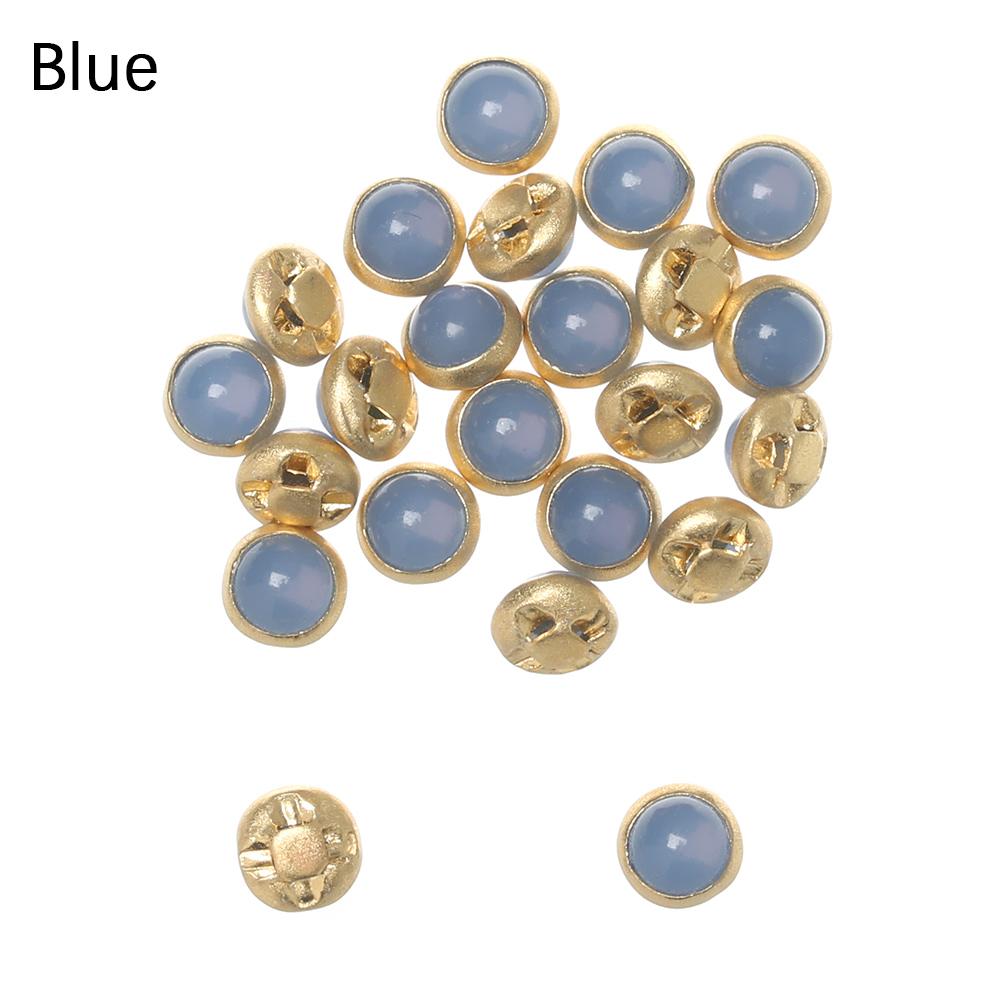 20Pcs 4mm Mini Doll Buttons Ultra-small Pearl Buckle Doll Bags Shoes Craft Buckle DIY 1/6 Doll Clothing Buckles Accessories
