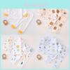 Newborn Baby Cotton Spring Autumn Bodysuit Set With Antibacterial Fabric For Infants