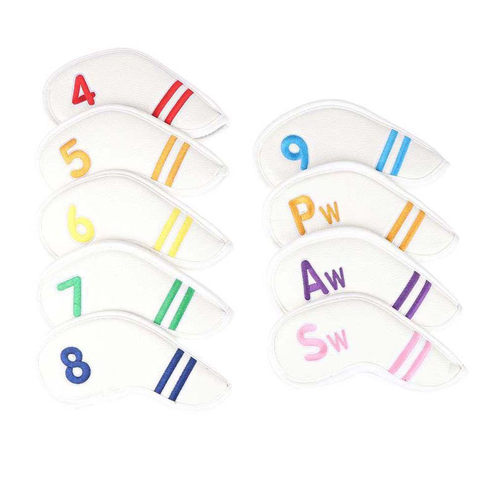 Equipment 4-9,P,S,A Embroidery Golf Club Cover Head Cover Golf Headcovers Golf Iron Headcover
