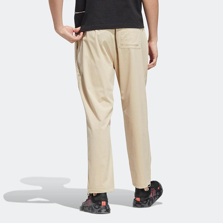 adidas Originals LIGHTWEIGHT WOVEN PANTS Knitted Sweatpants Men's Light Brown HM8024