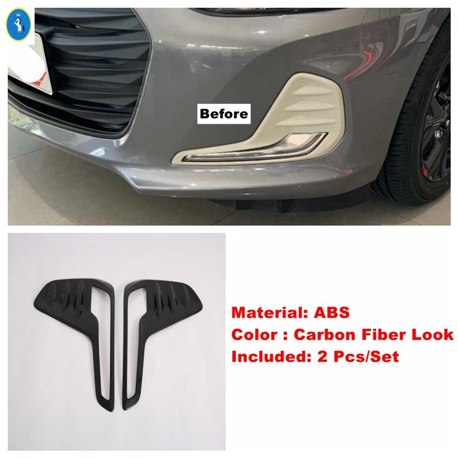 ABS Front Fog Lights Lamps Frame Rearview Mirror Cap Decor Shell Accessories Cover Trim For Chevrolet Cavalier ONIX  - 2024