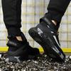 Steel Toe Anti-smash  Anti-Puncture Safety Shoes Men Lightweight Slip Resistant Work Shoes Comfortable Breathable Work Boots Men