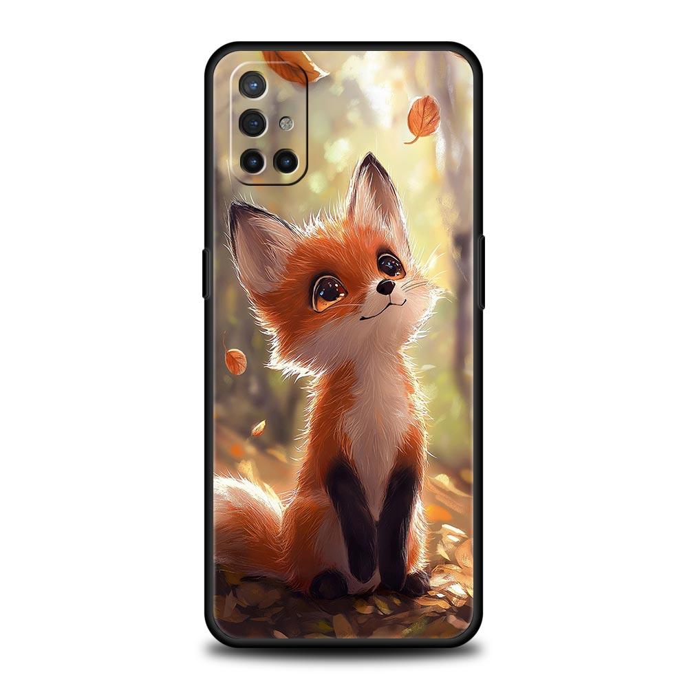 Red Fox Phone Case For Oneplus 13R 13 12R 11 10T 10R Nord N100 N200 N10 10 9 9R 9RT CE 3 2 Z Pro 5G Soft TPU Cover Fundas Capas
