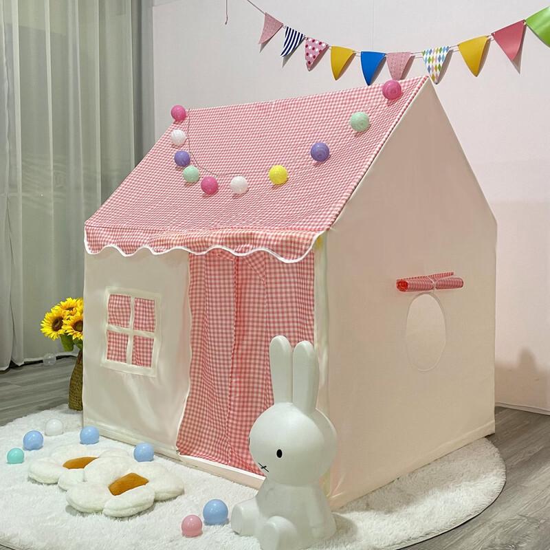 Children s Indoor Plaid Play Tent