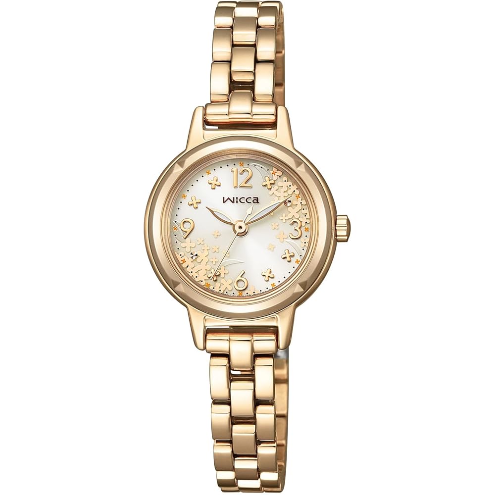 Citizen Wicca Kinmokusei Limited Edition Solar Tech Watch Waterproof with Extra Band 2-Way Women s Gold Business Style