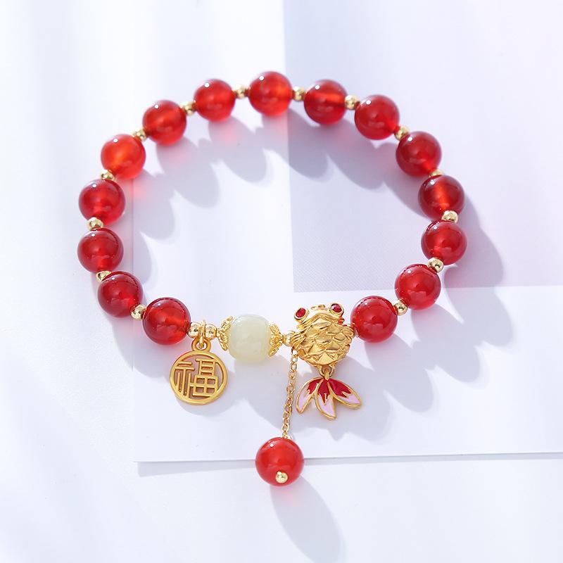 Natural Agate Braceletfashion Women Daily Jewelry Gift