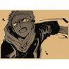 Poster in Carta Kraft Retro Anime Jujutsu Kaisen - Decorazione Murale