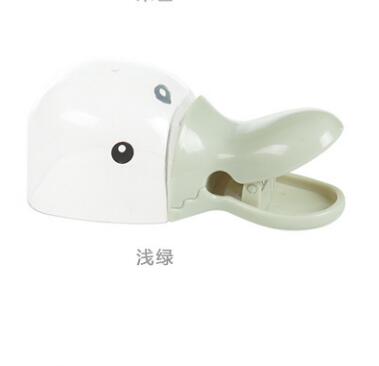 

1pc Creative Duck Head Shape Plastic Rice Shovel Sealing Clip Water Spoon Water Ladle Cute Duckbill Spoon зелёный