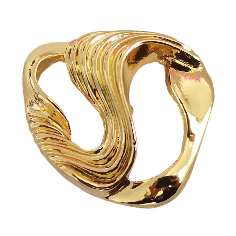 Xiaoxiang Cold Wind Metal Buttons Tweed Jacket Suit Decorative Buttons Versatile Fur Coat Buttons