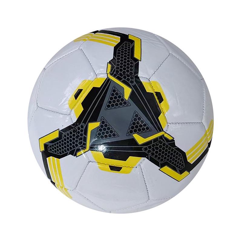 Size 5 PVC/PU Machine-Sewn Football for Adults and Students - Ideal for Competition and Training