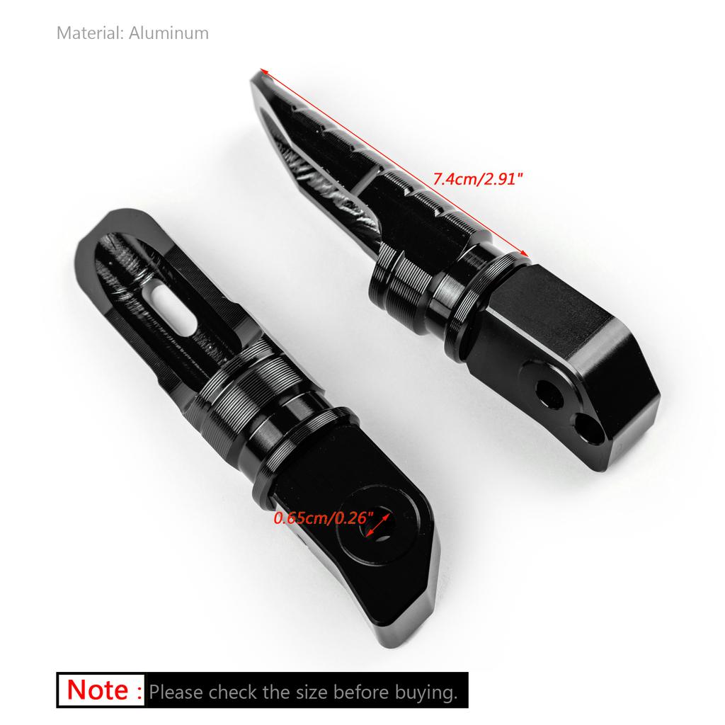 Rear Footrests Foot Peg for HONDA CBR250RR CBR600RR CB500 CB650R/CBR650R