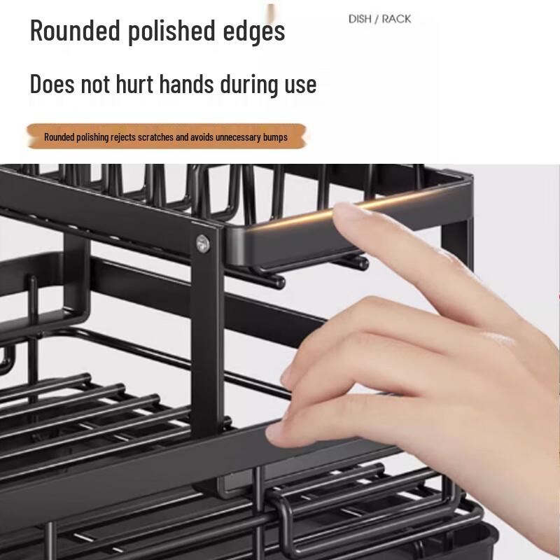 Cloud Frost Kitchen Double-Layer Dish Drying Rack