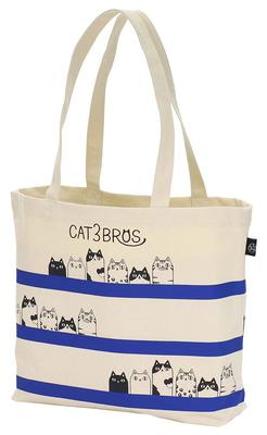 Ceramic Ai Horizontal Tote Cat 3 X 10cm X Bag, Brothers, Stretch, 23141, 41.5cm 27.6cm