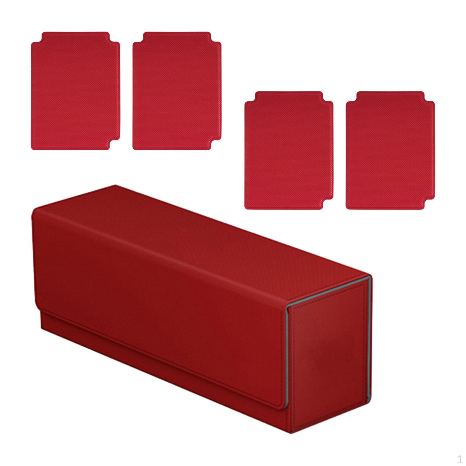 

Колода коллекционных карточек Хобби Коллекция может вместить более 400 карточек Кейс для игральных костей Red A