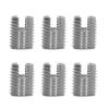 20Pcs Self Tapping Threaded Insert M4x0.7 Male Thread M6.5x0.75 Female Thread 8mm Length