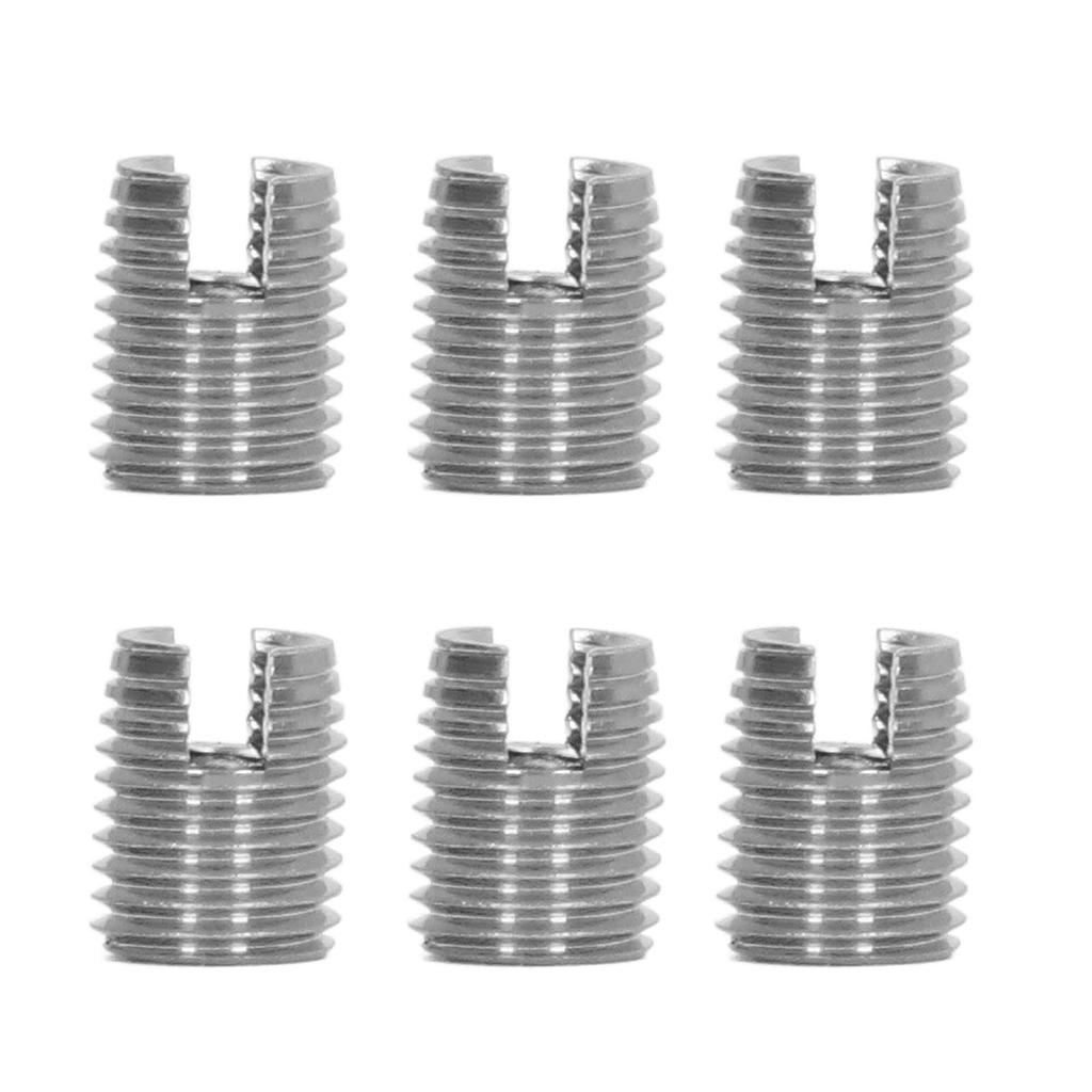20Pcs Self Tapping Threaded Insert M4x0.7 Male Thread M6.5x0.75 Female Thread 8mm Length