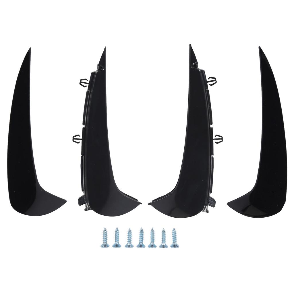 1 Pair Rear Bumper Spoiler Air Vent Cover Left Right Rear Side Splitter Air Vent Trim Replacement