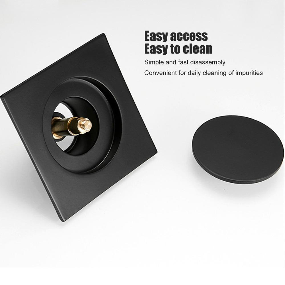 Brass Drain Strainer Square Floor Drain Easy Install Floor Drain Strainer Home