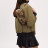 COACH Ashton Canvas With Leather Baguette Bag, Shoulder Bag, Crossbody Bag Medium Womens Umber