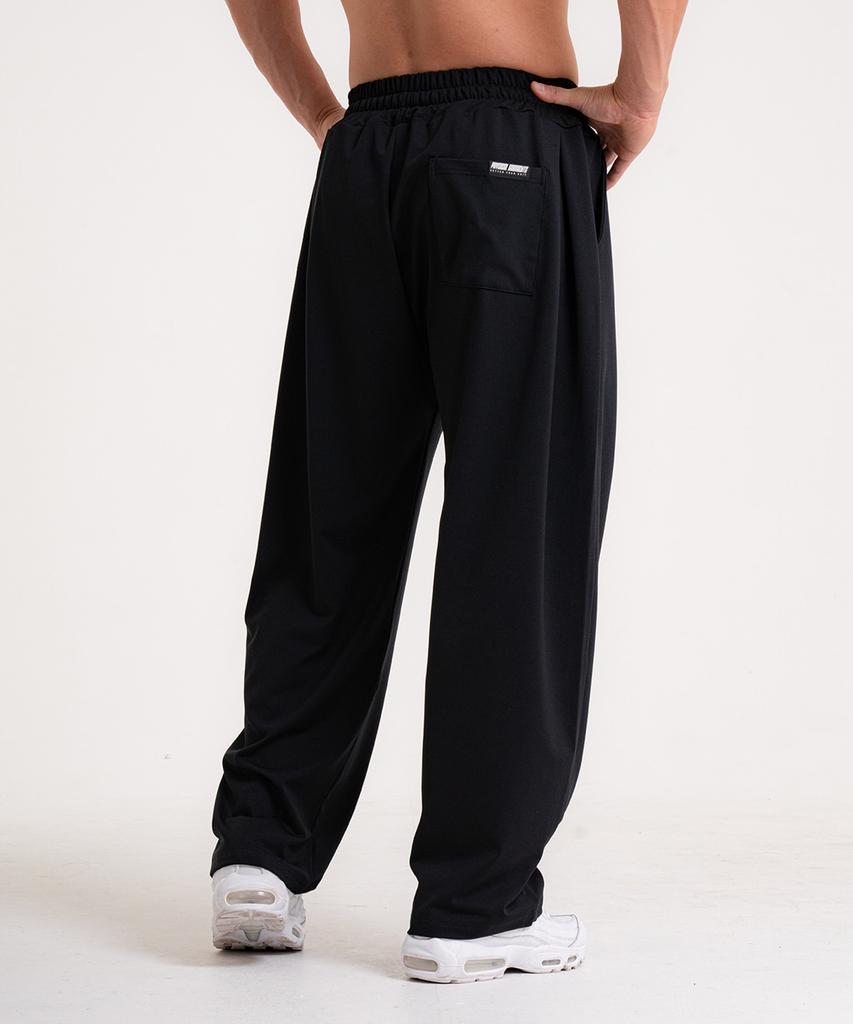 Pijikeolgameoncheu P4024 (Fleece-Lined) Functional Pintuck Wide Pants [Black]