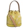 Tory Burch T Monogram Drawstring Embossed Leather Shoulder Tote Bag Women Bags Palm-Yellow 88155-733