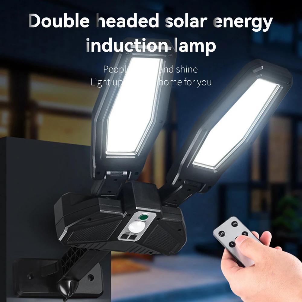 Super Bright SolarLED Lights Outdoor Waterproof Omnidirectional Lighting Human Sensing Wall Household Garden LED Street Lanterns