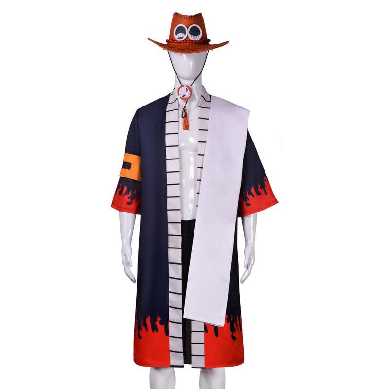 Premium Quality Portgas·d· Ace Cosplay Costume For Adults Same With The Anime