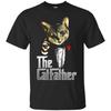Der Pate Lustige Parodie Katzenliebhaber Papa Geschenk T-Shirt Sommer Baumwolle Kurzarm Rundhals Herren T-Shirt Neu S3XL