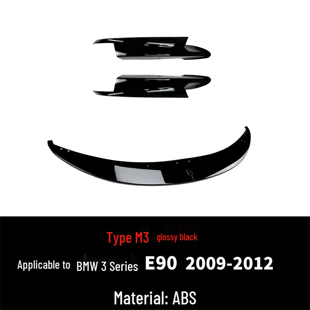 Front Splitter Spoiler Lip Trim for 2007-2013 BMW 3 Series E90