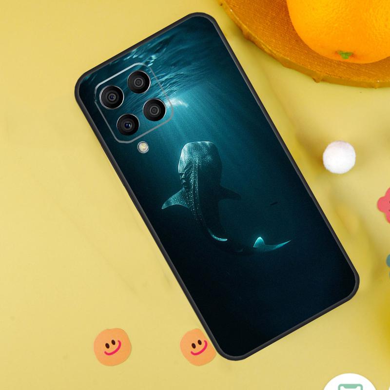 Ocean Whale Shark Swimming Case For Samsung Galaxy M15 M35 M55 M11 M14 M34 M54 M31 M13 M53 M51 M12 M32 M52 M16 M36 M56
