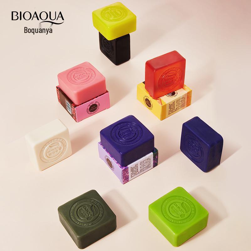 BIOAQUA Bamboo Charcoal Aloe Vera Handmade Facial Cleanser Soap