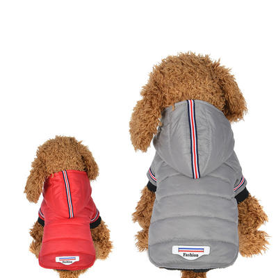Pet Clothing Autumn and Winter Down Cotton Coat Light Warm Cotton Coat Dog Clothes