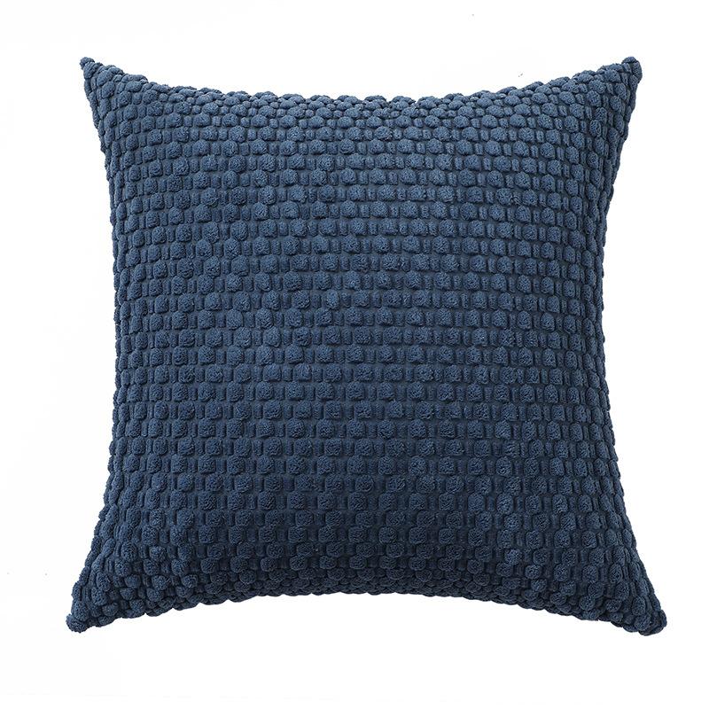 New Modern and Simple Corduroy Three-dimensional Bubble Pillow Pillow Case Fashionable Solid Color Cushion Pillow Case