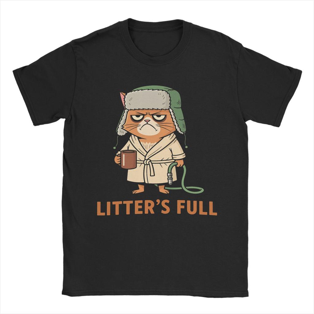 Litter's Full Letter T Shirt for Men 100% Cotton Casual T-Shirts Crew Neck Merry Christmas Tee Shirt Short Sleeve Clothes Party
