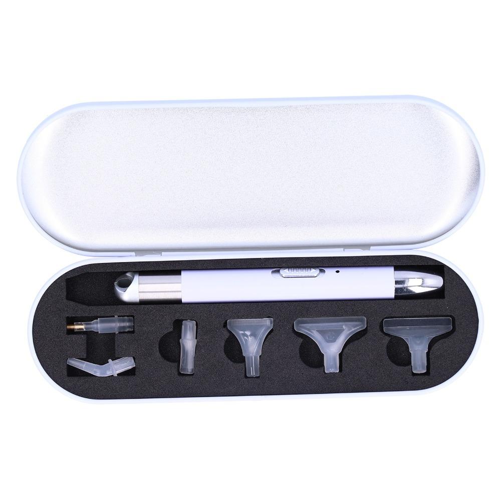 

USB Charging Drill Pen Matcha Green 6X Replacement Heads Luminous Drill Pen Storage Box Diamond Painting Tool Home Use фиолетовый