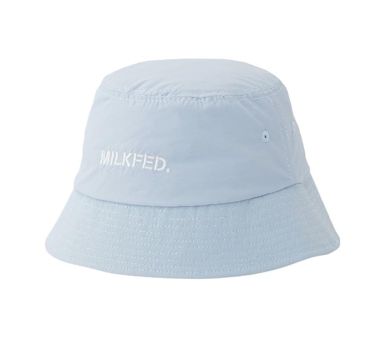 Milkfed STENCIL LOGO BUCKET HAT In Light Blue Women's