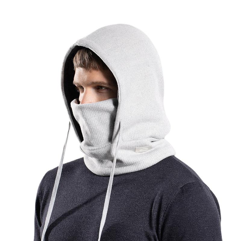 Winter Outdoor Warme Eltern-Kind-Mütze Herren- und Damen-Fahrrad-Ski-Überziehmütze Fleece-Nackenmaske Integrierte Mütze